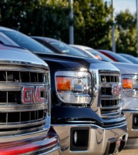 GMC Vehicle Lot