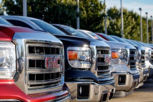 GMC Vehicle Lot
