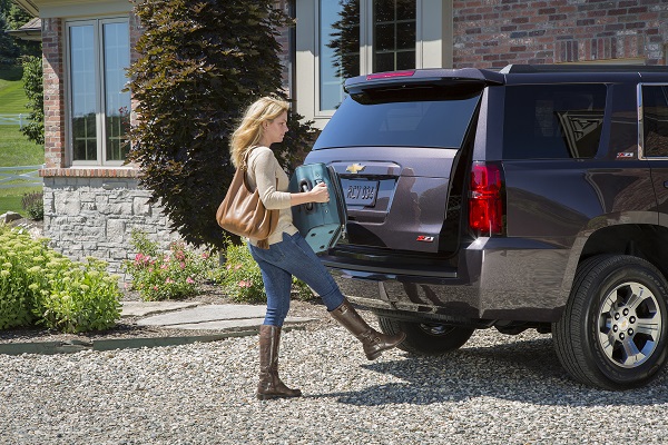 2015 Chevrolet Tahoe hands-free power lift gate.