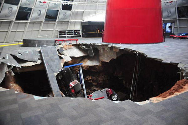 Sinkhole in Corvette Museum