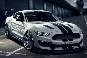 2016 Shelby GT350S rendering by TopSpeed