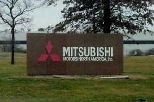 Mitsubishi's Normal, IL plant's sign