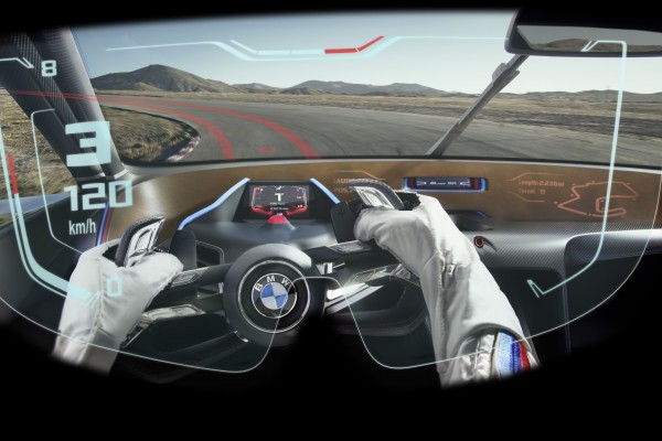 BMW 3.0 CSL Hommage R driver's view
