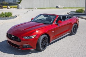 Ford Mustang right-hand-drive convertible