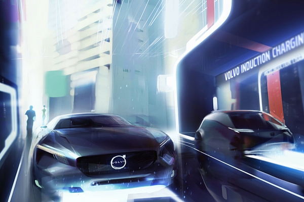Volvo electric cars concept art