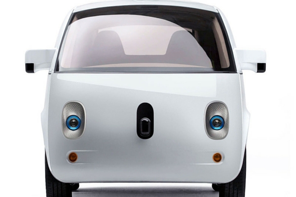 Google self-driving prototype car