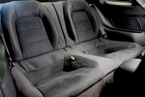 Shelby GT350R Mustang back seat