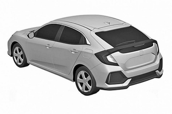 2017 Civic Hatchback patent