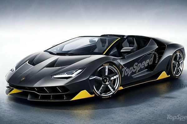 2017 Lamborghini Centenario Roadster rendering