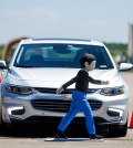GM shows off its Front Pedestrian Braking.