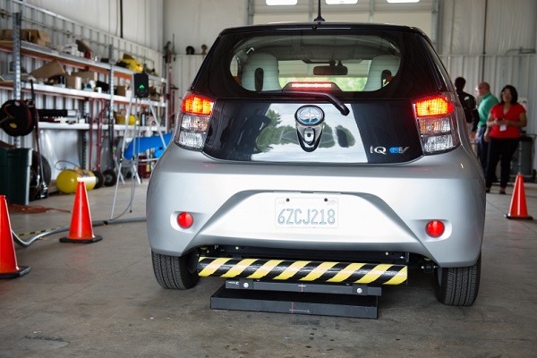 Scion iQ Wireless Charging Test Vehicle