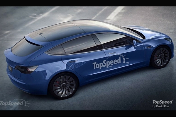 TopSpeed Tesla Model 3 hatchback rendering