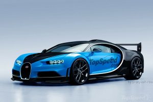 Bugatti Chiron SS rendering