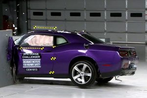 2016 Challenger struggled in the IIHS' small-overlap test.