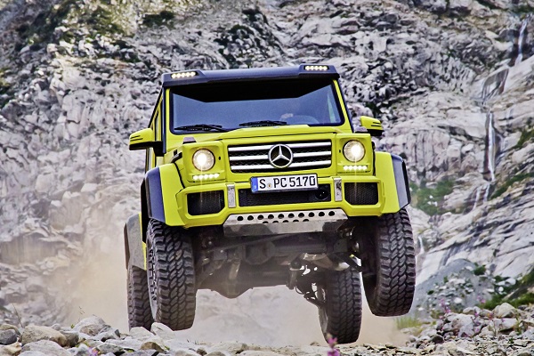 The 2017 Mercedes-Benz G550 4x4² (European model shown)