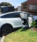 Crashed Tesla Model X