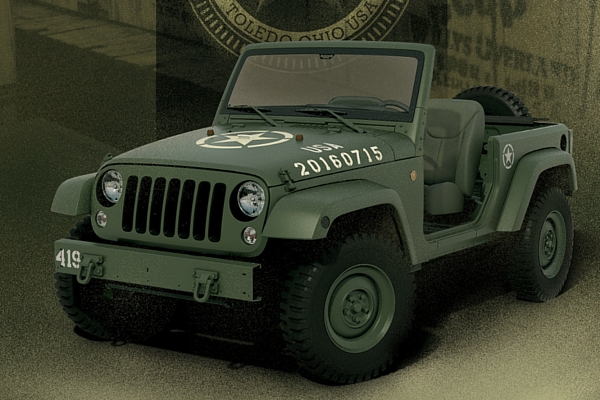 Jeep Wrangler 75th Salute concept