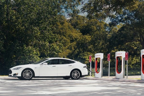 Tesla Model S charging