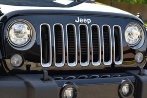 2017 Jeep Wrangler with LED headlights