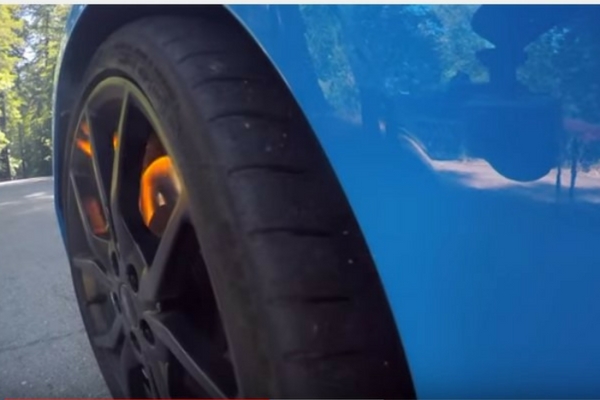 Ford Focus RS barbecued brake pads