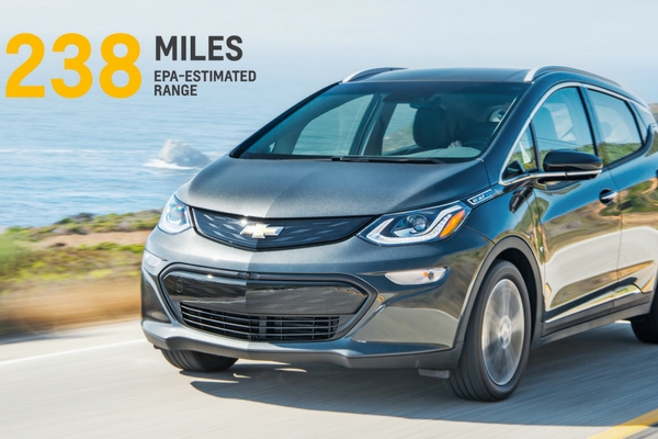 2017 Chevy Bolt EPA range announcement