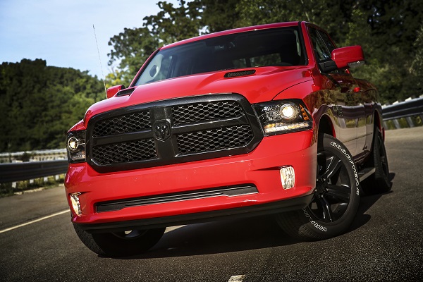 Ram 1500 Night with Mopar accessories.