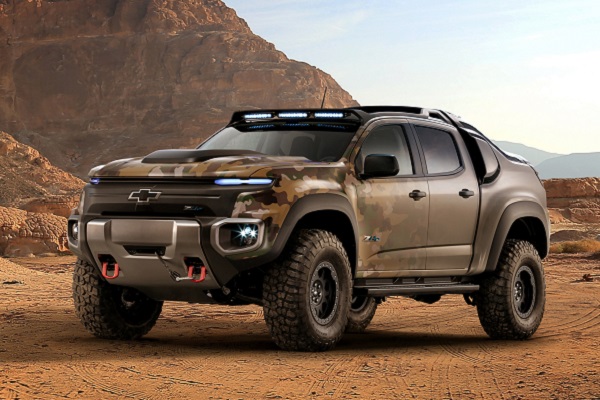 Chevrolet Colorado ZH2 fuel cell electric vehicle