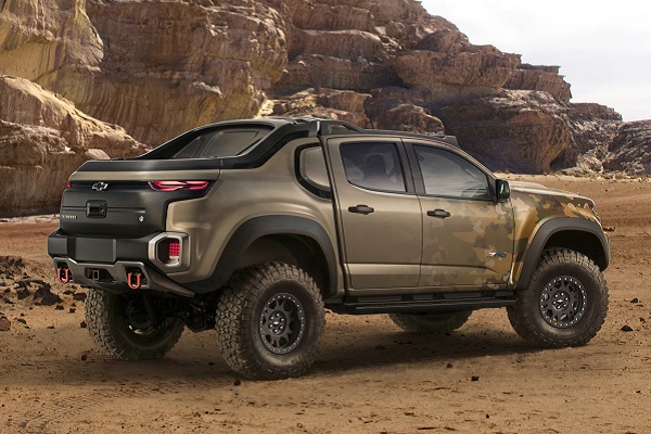 Chevrolet Colorado ZH2 fuel cell electric vehicle
