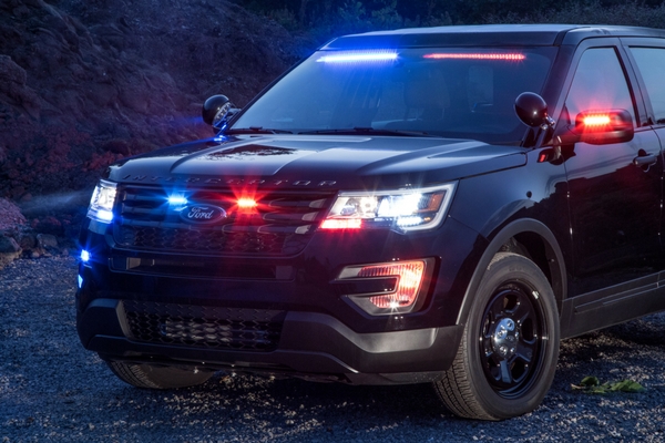 Ford Police Interceptor Utility front lights