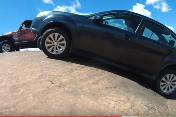 Subaru Legacy on Hell's Revenge
