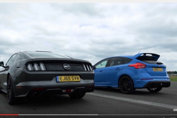 Ford Mustang GT vs Focus RS